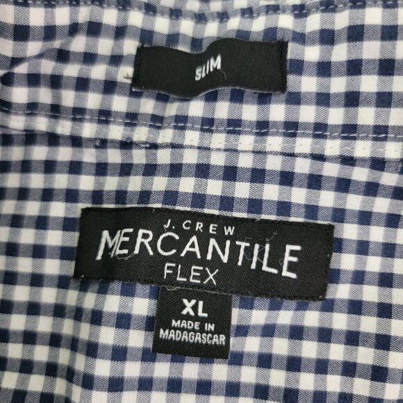 J Crew Shirt Men’s Mercantile Flex Casual Slim Fit Woven Button Down Shirt - XL - Picture 4 of 16